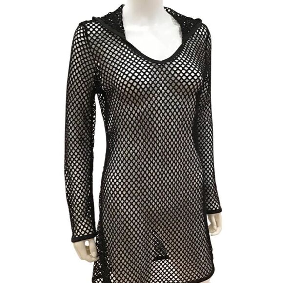 Black Cover Up, Size Medium - Picture 1 of 14